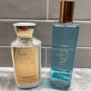 NEW BBW At the Beach Body Lotion & Fragrance Mist